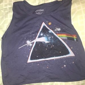Pink Floyd Crop Muscle Top